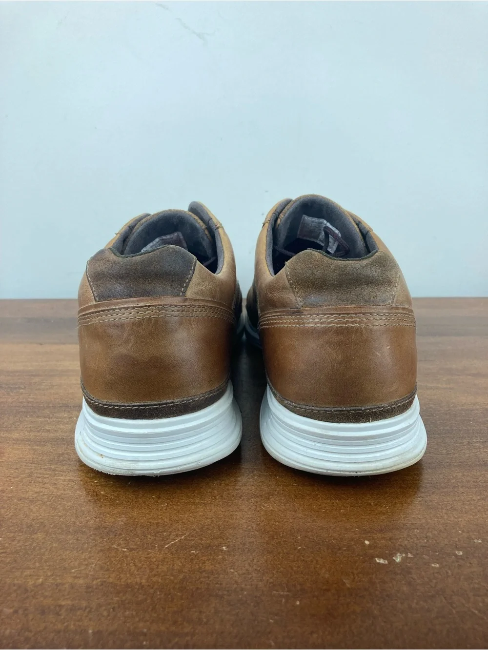 Rockport DresSports Oxford Shoes Caramel Leather CH1289 Men’s Size 10.5M.